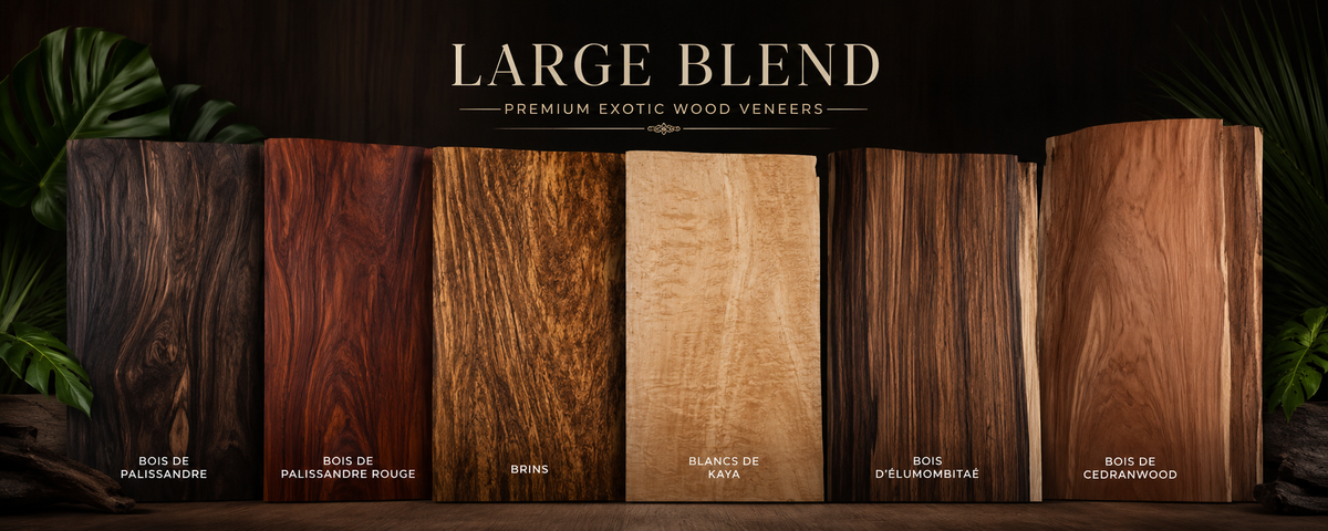 Unique large blanks – exotic and figured hardwood