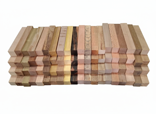 Exotic wood pen blanks pack for pen and pencil turning projects