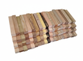 Multicolor exotic wood pen blanks variety pack of 20, actual batch shown