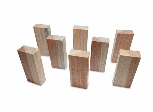 Kempas turning blank for woodturning, carving and knife handles