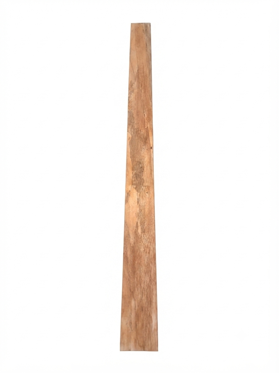 Premium spalted hardwood board with organic figure and natural marbling