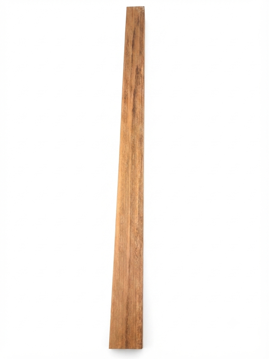 Premium exotic hardwood board with orange-rose undertones and dense grain