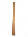 Orange-rose exotic hardwood board, 38.5 in, dense golden-brown lumber