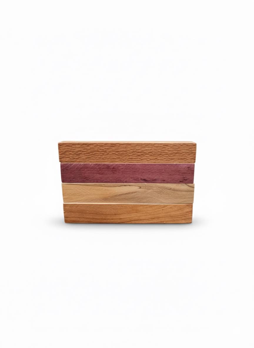 Premium exotic hardwood pen blank pack with varied natural grain