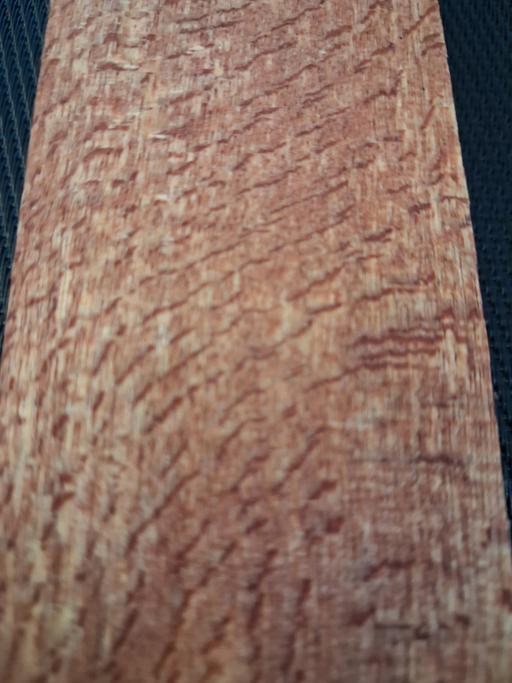 Long figured exotic hardwood blank with natural grain