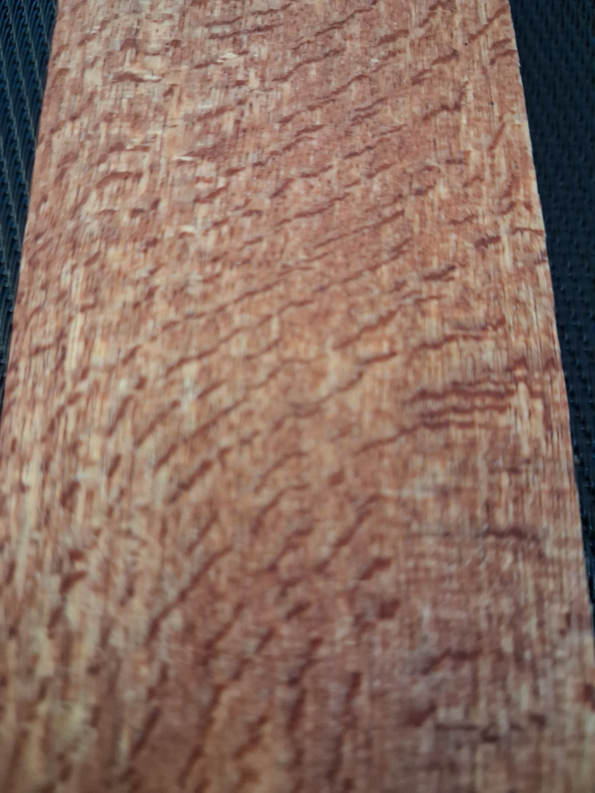 Long figured exotic hardwood blank with natural grain