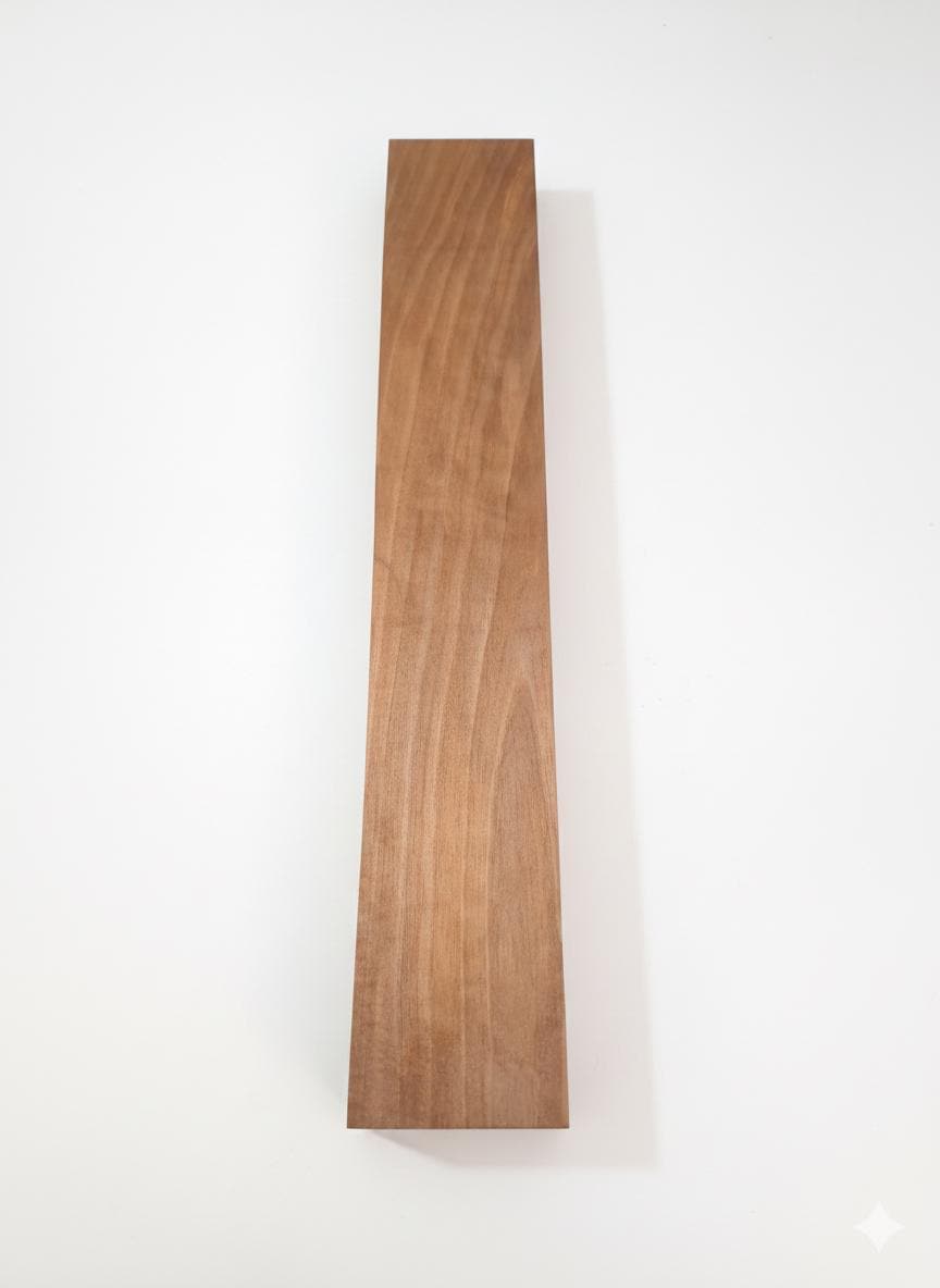 Dense violet-rose hardwood blank with mauve, copper and pink undertones