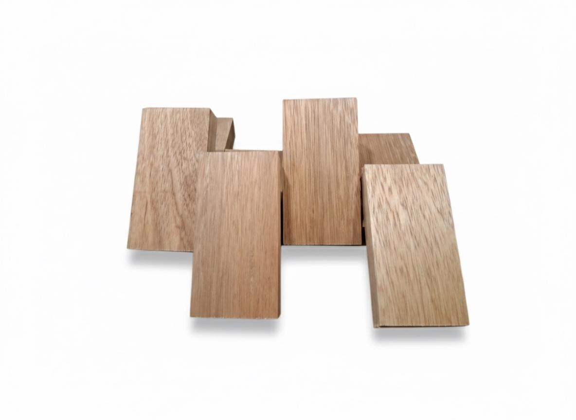 Campeche hardwood turning blank, 5 in, warm brown with purple-toned grain