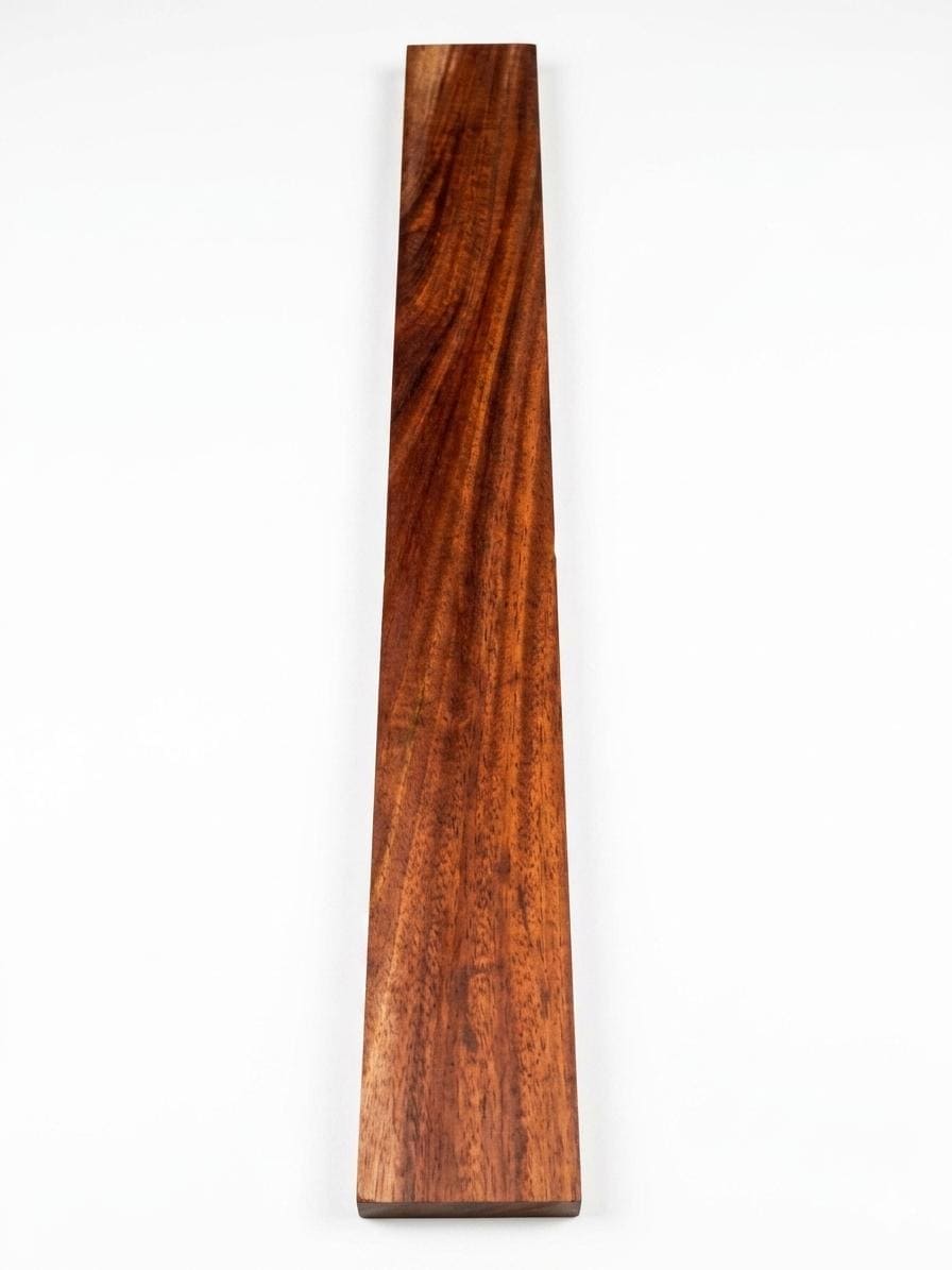 Ribbon-figured Bubinga turning blank, exact 21.5 in piece