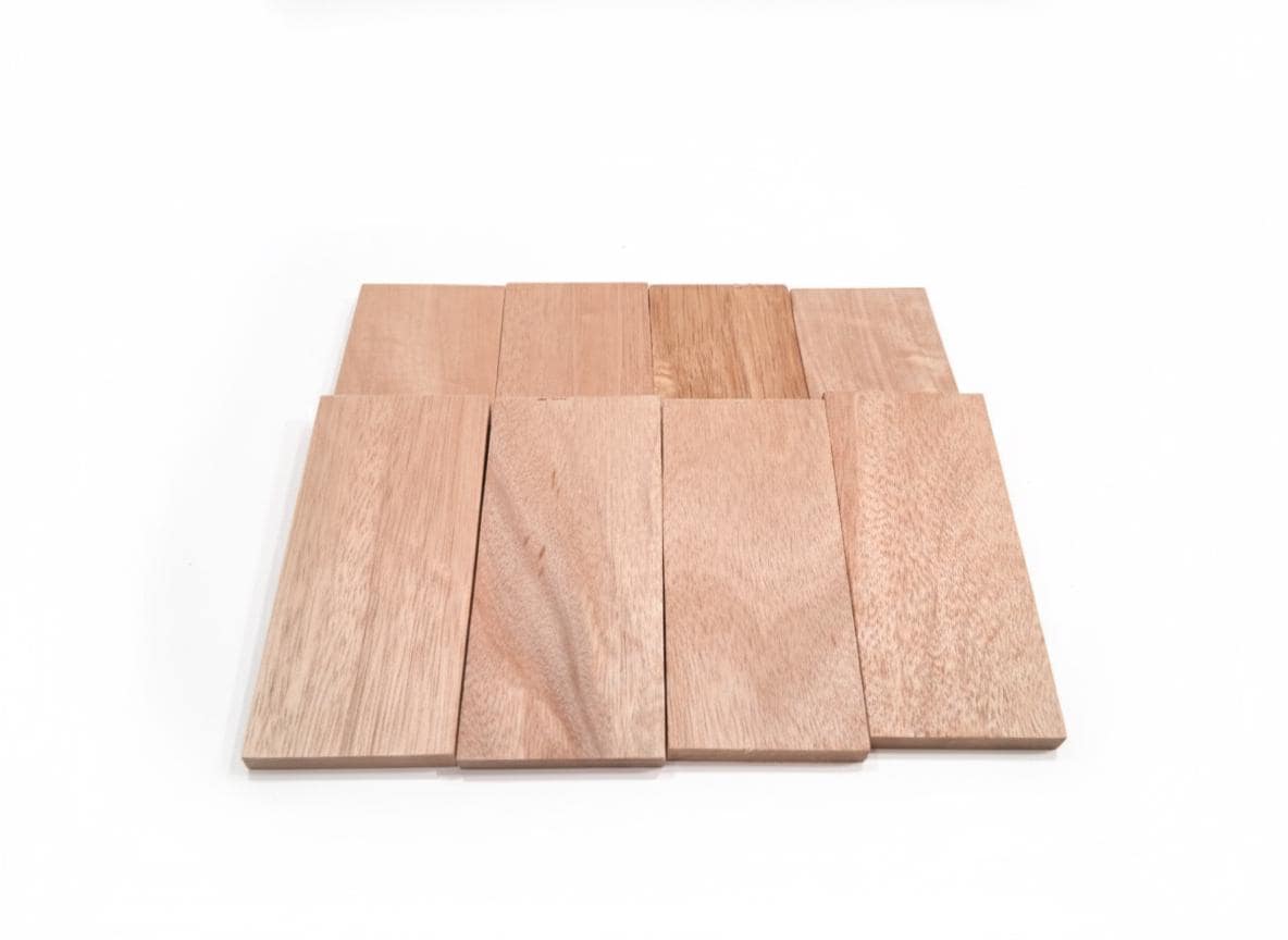 Pink Mahogany boards, exact set of 4, minimum 6 in long
