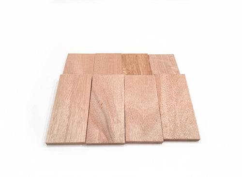 Pink Mahogany boards, exact set of 4, minimum 6 in long