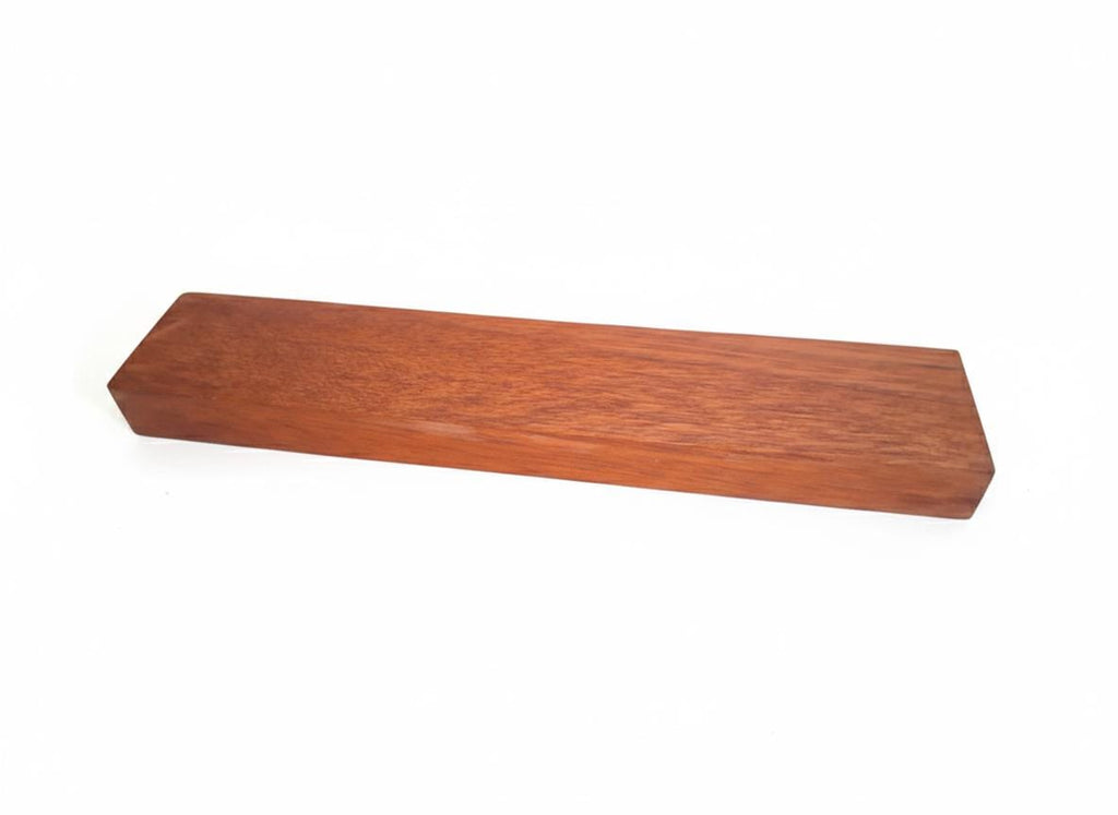 Ultra-dense red exotic hardwood blank, 11.5 in, deep crimson grain