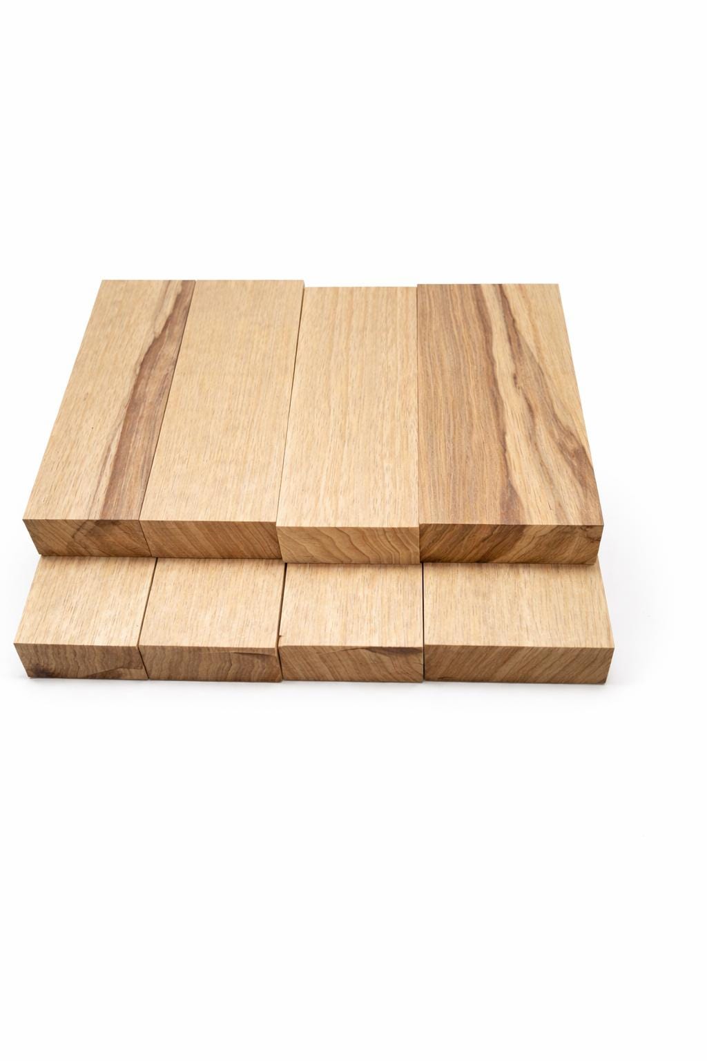 Black Limba exotic wood blank with fine grain and dark contrasting figure