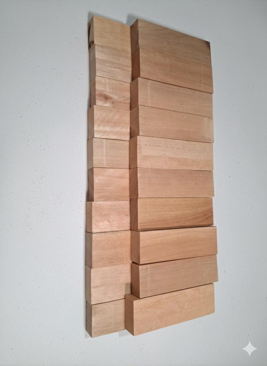 Premium Khaya Mahogany blanks for handles, turning and carving