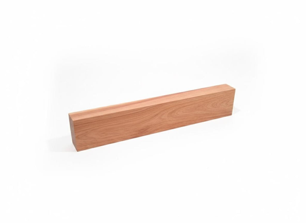 Exotic hardwood blank for turning and handles, 12 × 2 × 1 in
