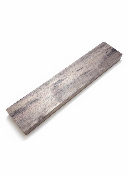 Violet exotic hardwood turning blank, 11.375 in, smoky mauve grain