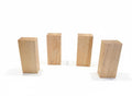 Iroko turning blank with warm golden African hardwood grain