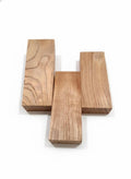 Cabreúva hardwood blank, 5 in, golden-orange tones and dark grain