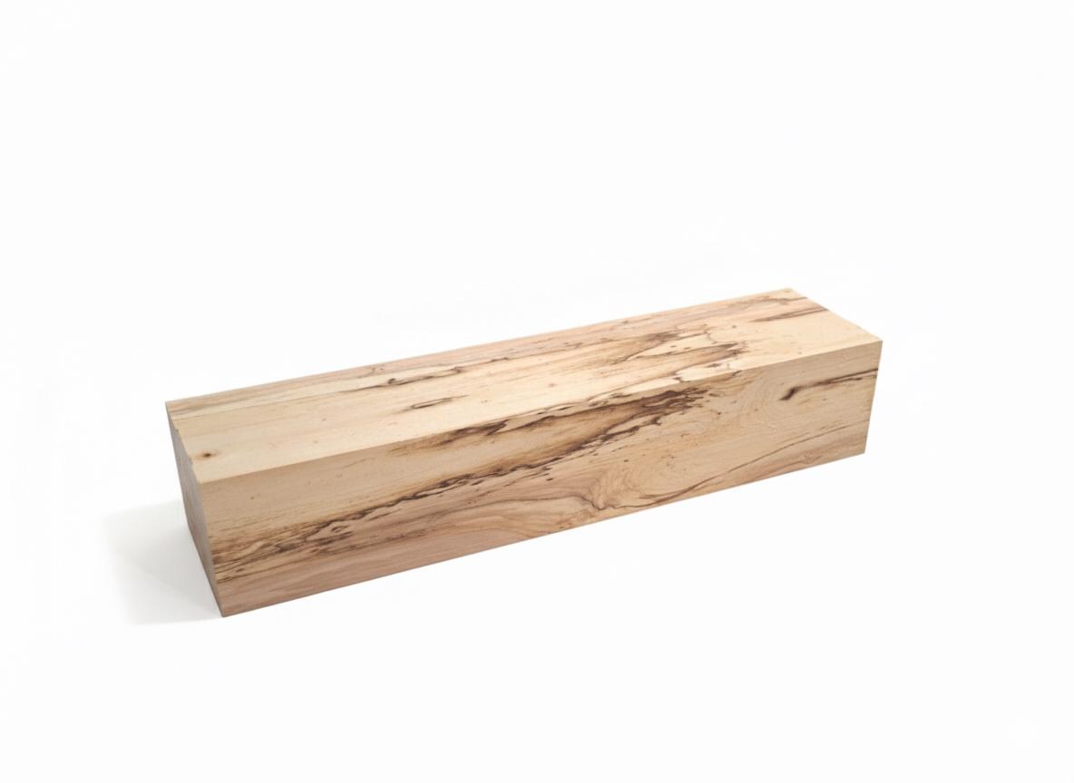 Spalted Maple block, exact 17 in piece with dramatic dark zone lines
