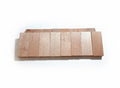 Silky rose exotic hardwood blanks, matched pair, 5 in pink-toned wood