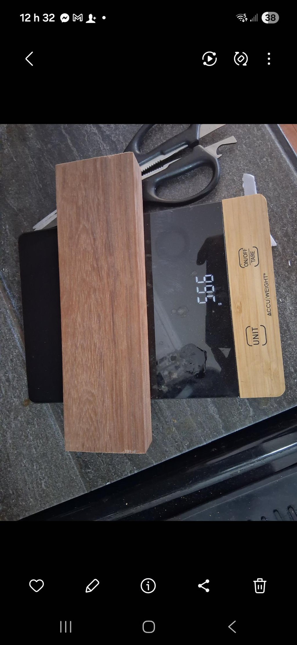 Unidentified dense hardwood blank with copper and dark chocolate grain