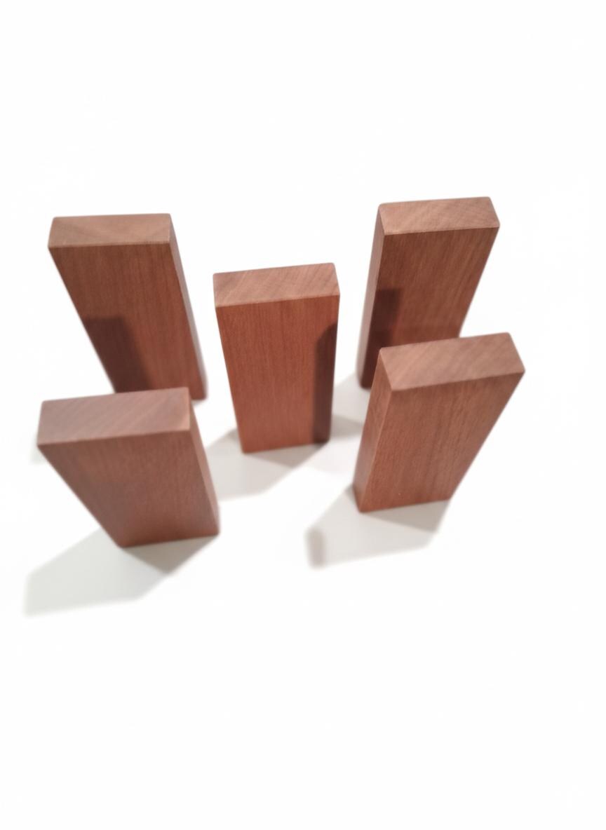 Purple exotic hardwood turning blank, dense 6 in piece