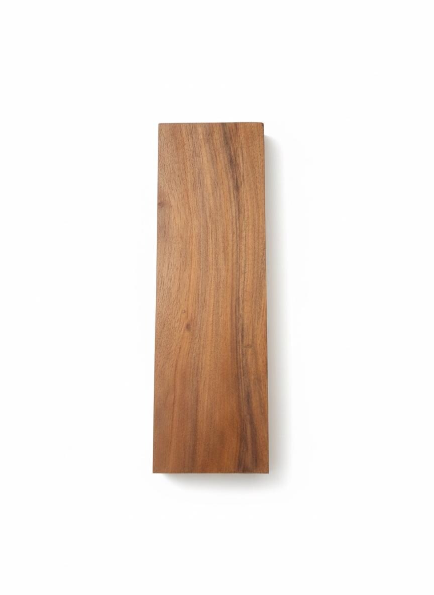 African Walnut exotic wood blank, 8.5 × 2.625 × 1 in exact piece