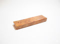 Maple Burl knife-handle scale, 5.875 in, golden-honey figure