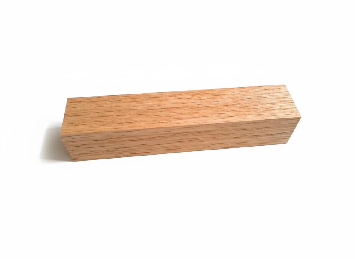 Hevea wood turning blank, 7.75 in, warm honey tone