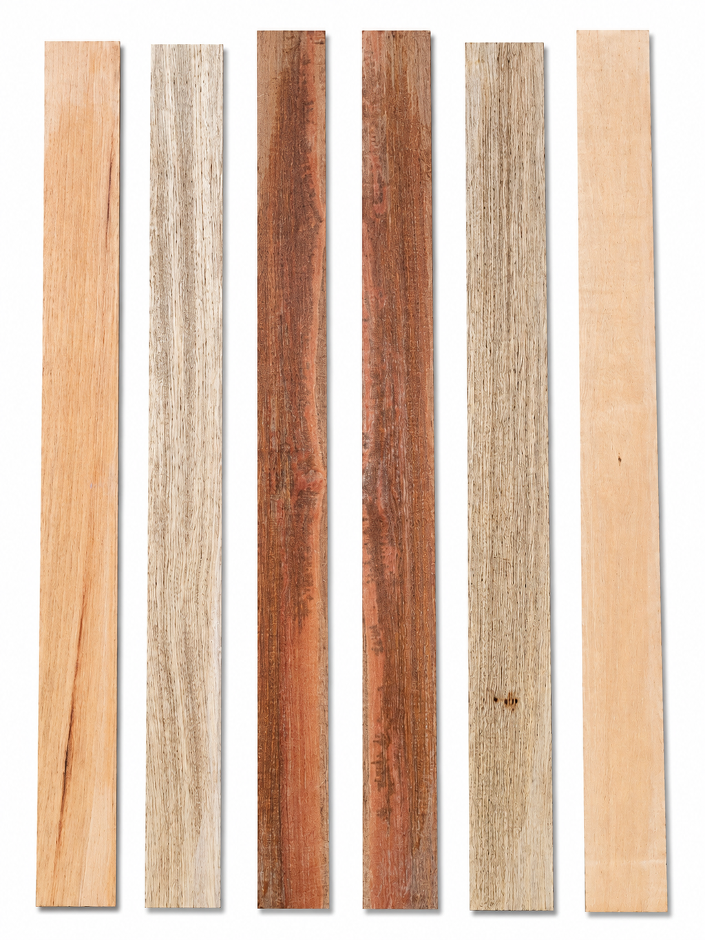 Mixed exotic board lot with cream, beige and reddish-brown tones