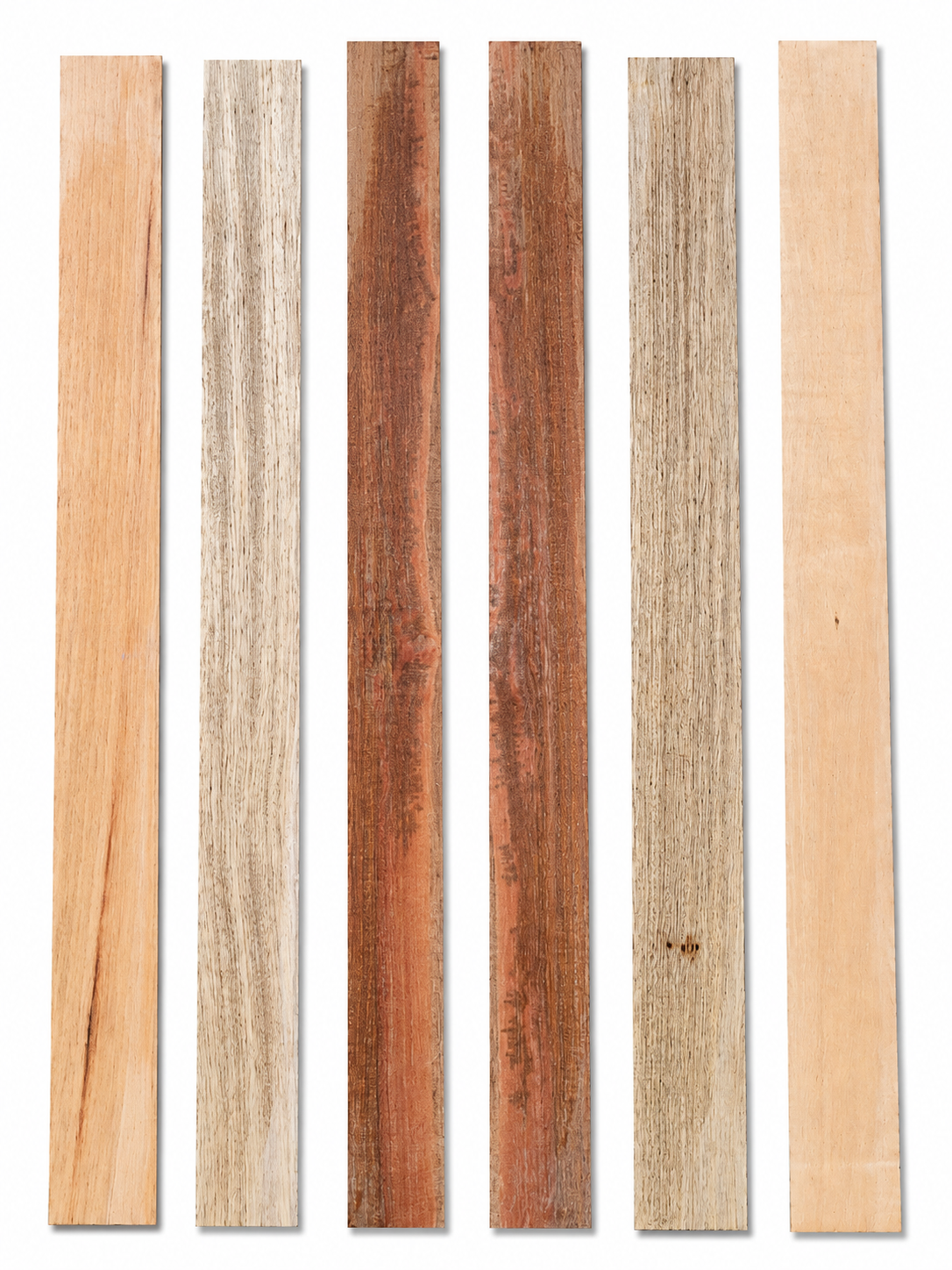 Mixed exotic board lot with cream, beige and reddish-brown tones