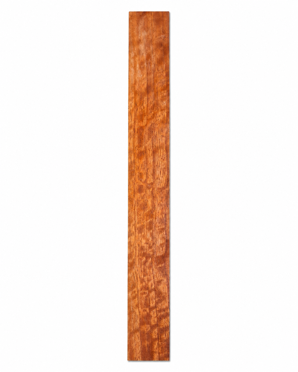 One-of-a-kind exotic hardwood blank with quilted 3D figure