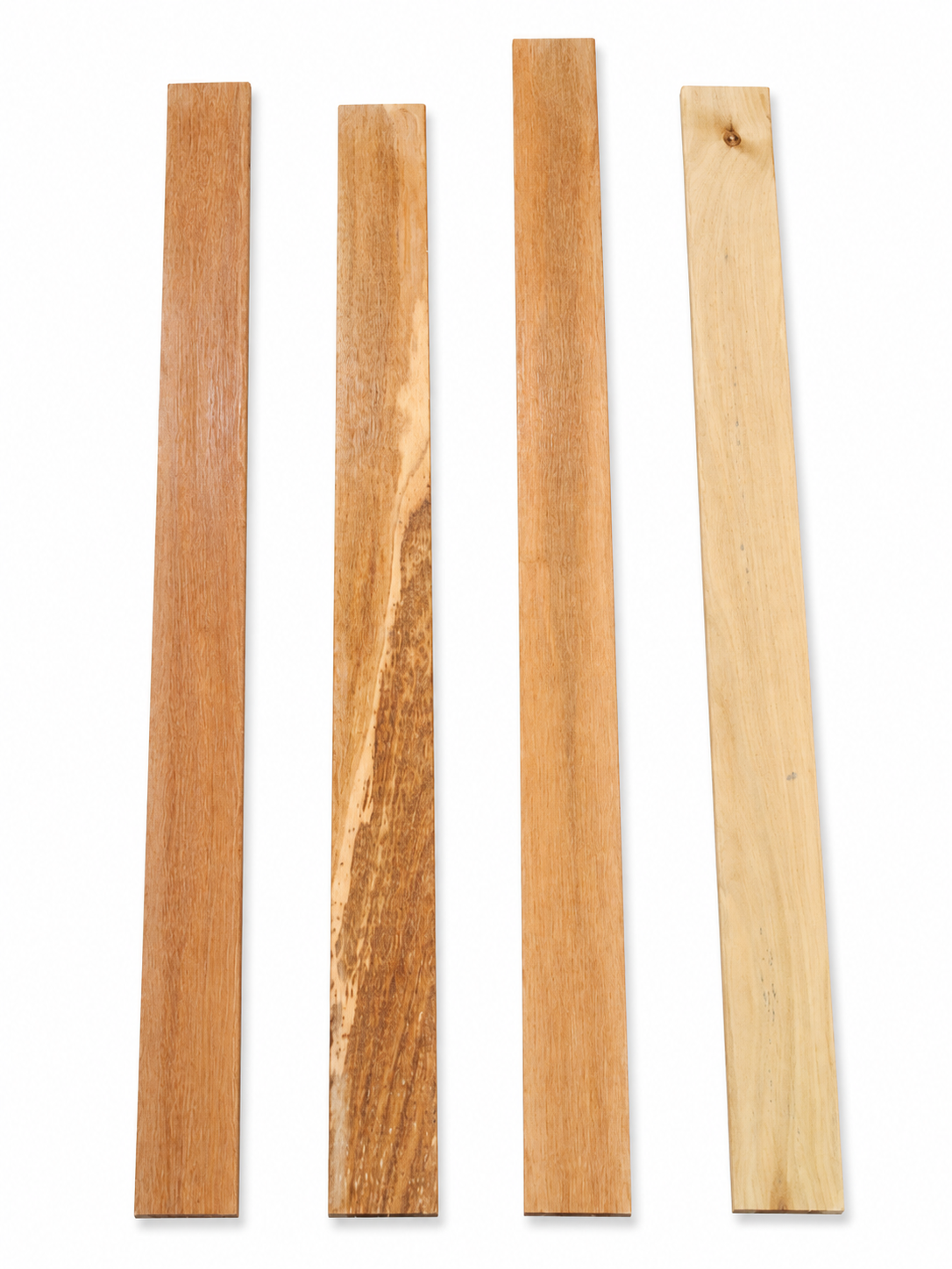 Lot #34 figured hardwood boards for boxes, trim and furniture accents