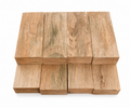 Spalted wood blocks, pack of 2, 6 in turning blanks