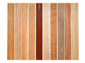 Lot A exotic hardwood board pack, 10 boards, 24 in minimum