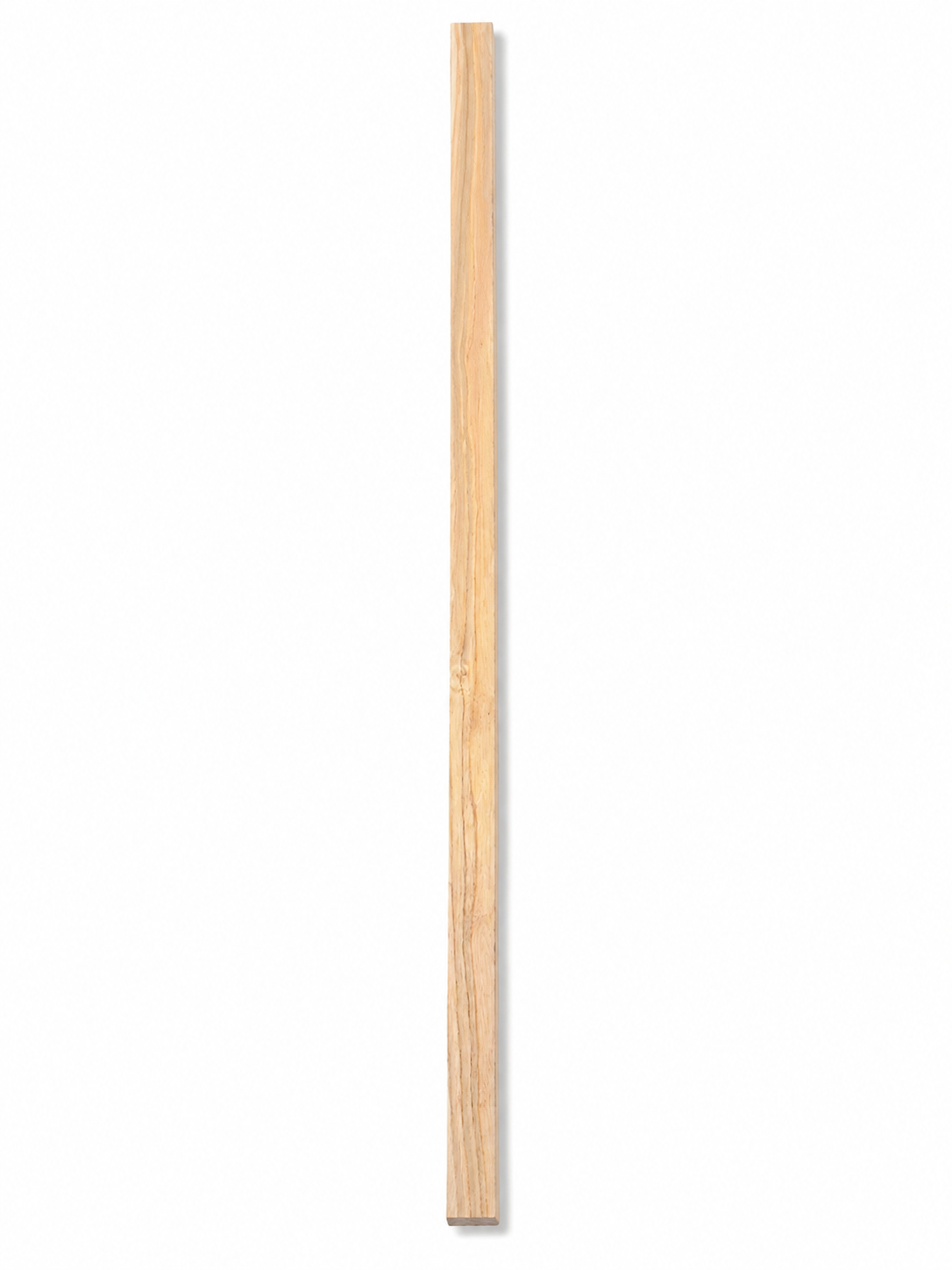 Canarywood-type turning blank, 35.125 in, silver-golden grain
