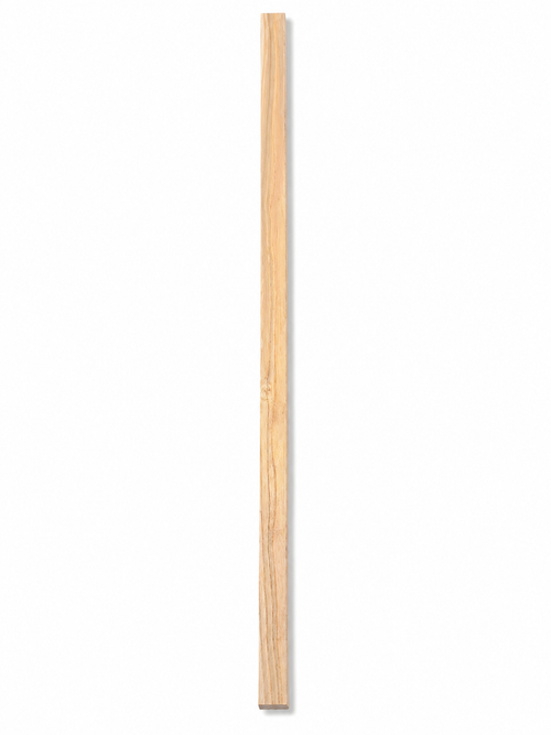 Canarywood-type turning blank, 35.125 in, silver-golden grain