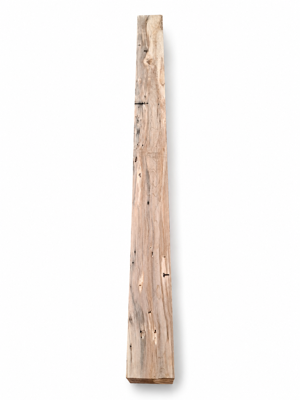 Spalted Maple timber board, 34.5 in, long flowing grain and galleries