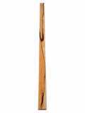 Exotic hardwood board, 35 in, dramatic black figured grain