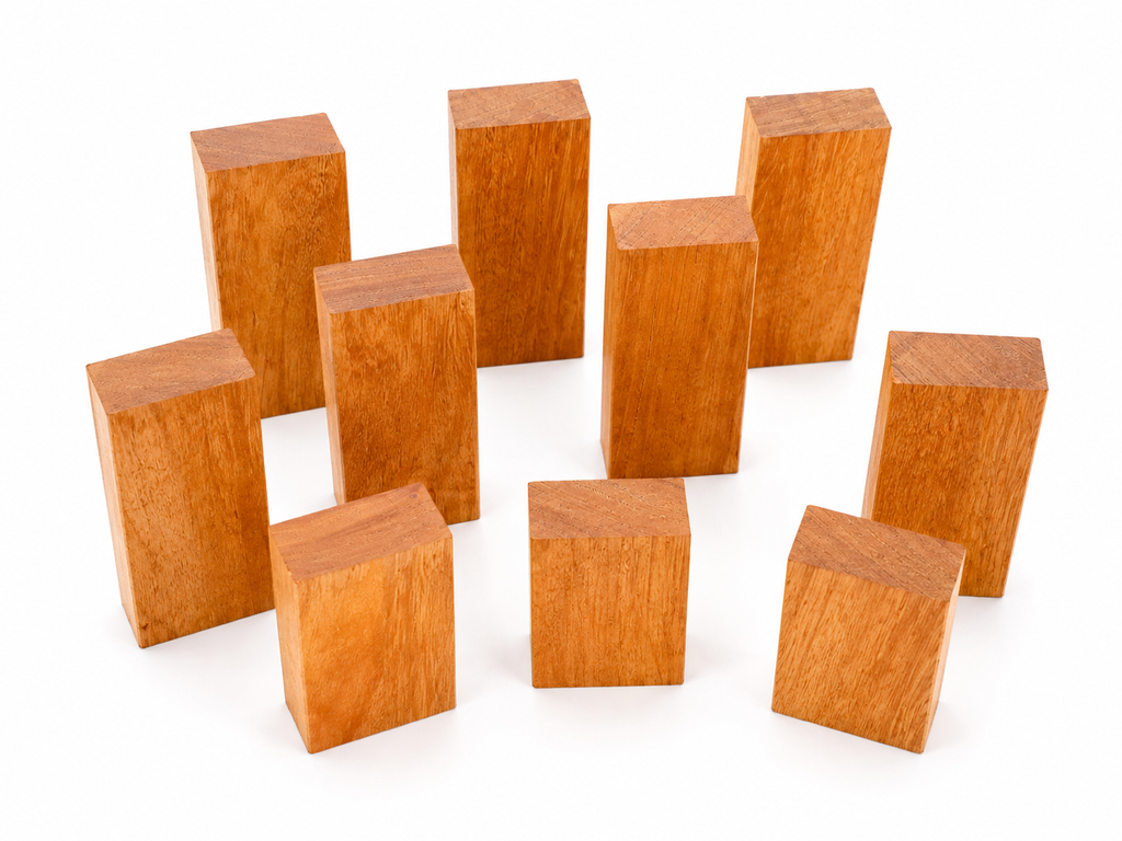 Kiln-dried Osage Orange knife handle blanks with dense grain