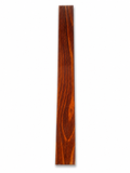 Red Mahogany figured turning blank, 29.5 in, copper-red grain