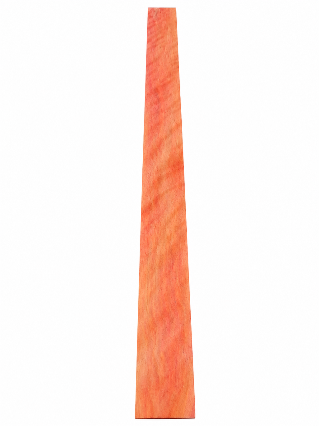 Pink Ivory figured blank, 21 in, salmon-pink color and flowing figure