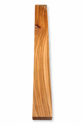 Dense exotic turning blank, 18.5 in, cathedral grain and natural knot