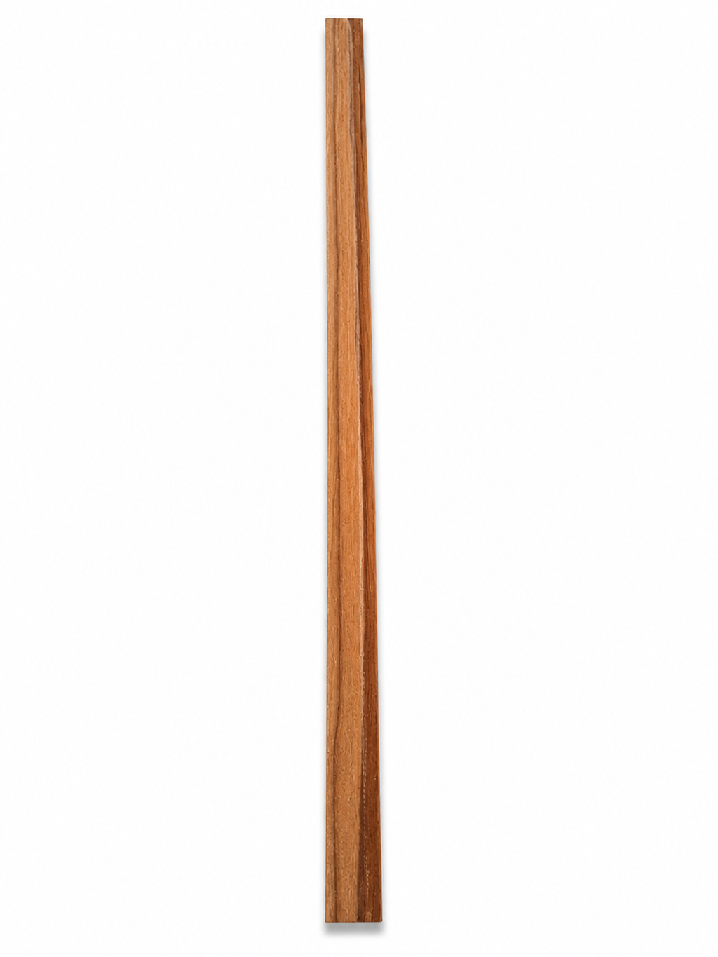 Collector-grade dense hardwood board with natural grain