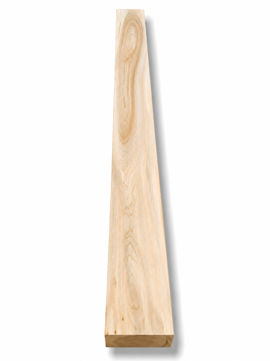 Spalted Maple wood board, 30.75 in, pale flowing grain