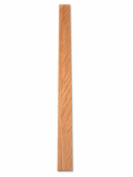 Rose-tone chatoyant hardwood blank, 26.25 in, dense exotic wood
