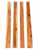 Lot #5, four dense spalted Rosewood boards with black zone lines