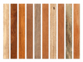 Lot B exotic hardwood board pack, 10 boards, 24 in minimum