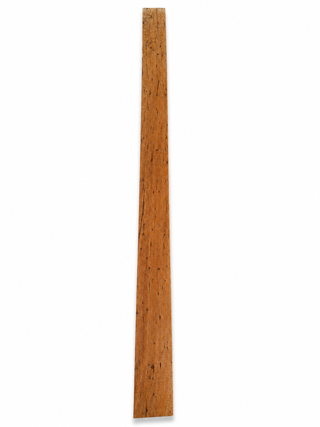 Speckled exotic hardwood board, 35.875 in, dense natural figure