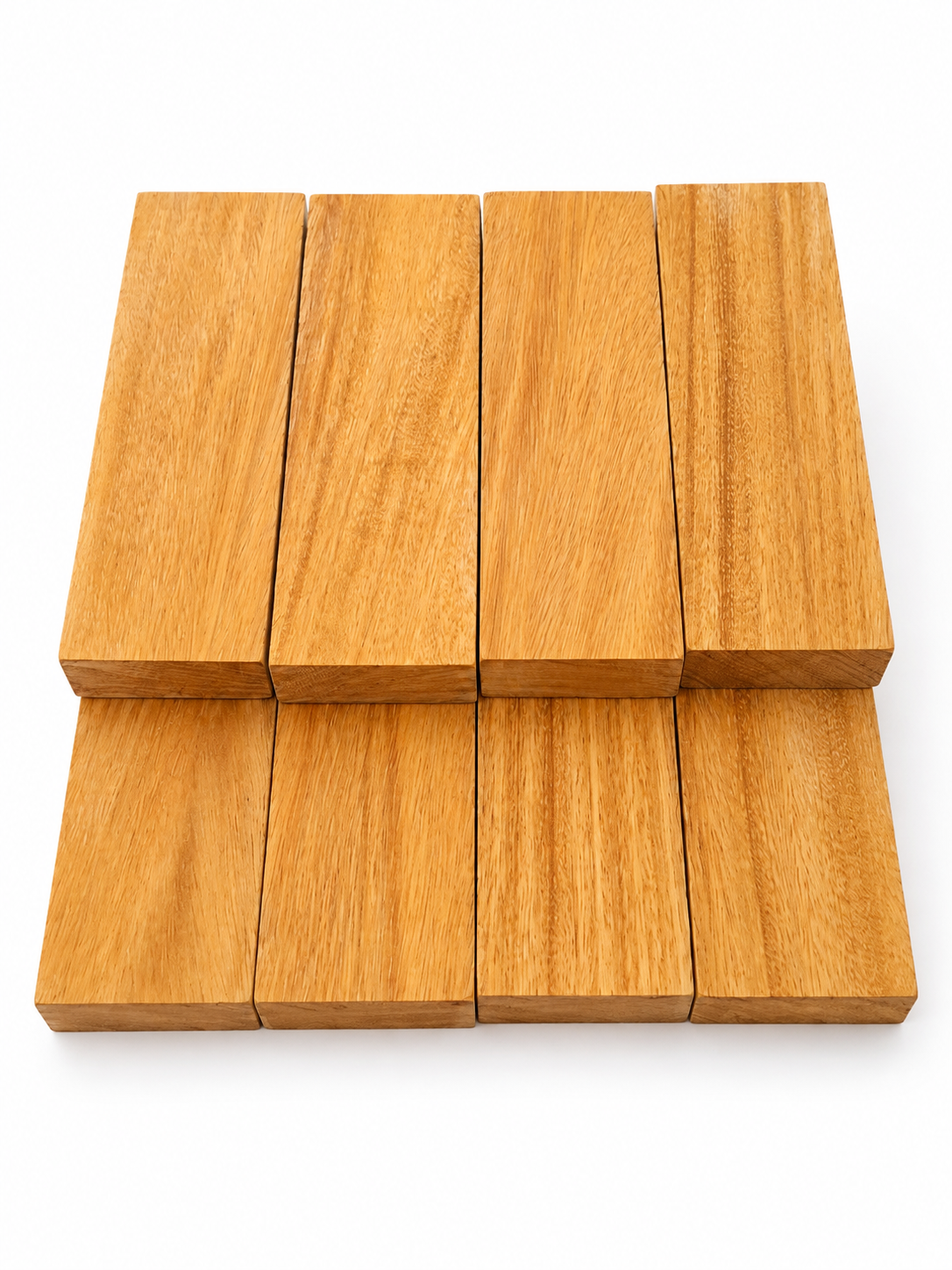 Osage Orange blanks, pack of 2, bright golden-yellow dense wood